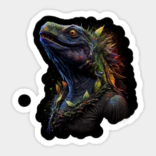 The Cursed of Lizard Man - The Shaman Sticker